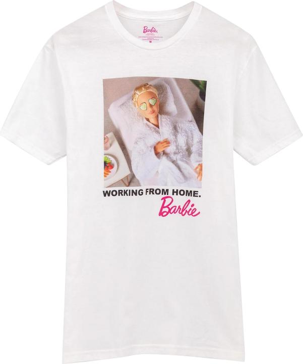 Image du produit Barbie - T-shirt WORKING FROM HOME - Femme (S)