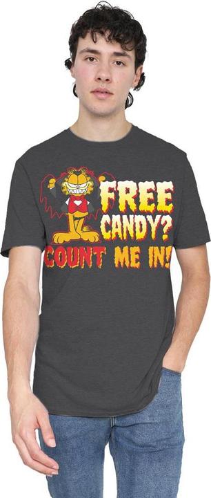 Actual product image Garfield Unisex Adult Count Me In T-Shirt (S)