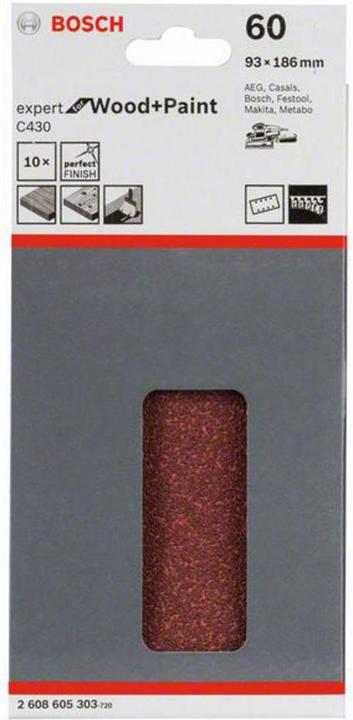 Immagine prodotto Bosch Professional Zubehör Carta abrasiva oscillante (60)