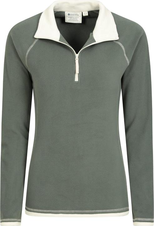 Actual product image Mountain Warehouse Womens/Ladies Montana Half Zip Fleece Top (48 D)
