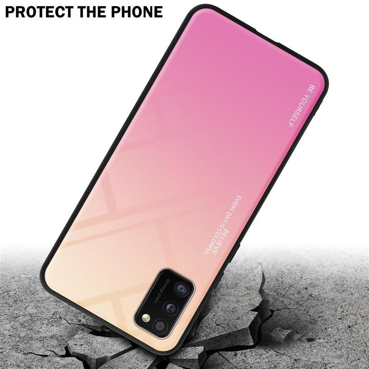 Productafbeelding Cadorabo TPU 2 kleuren glasdekking (Samsung Galaxy A41)