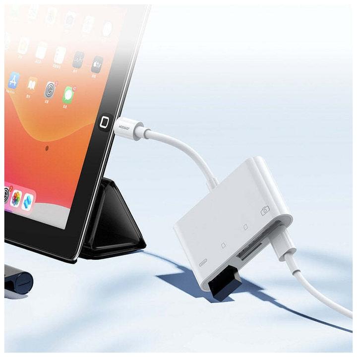 Actual product image Joyroom Lightning to USB OTG Card Reader (Lightning, USB-A, USB Type C, SD card)