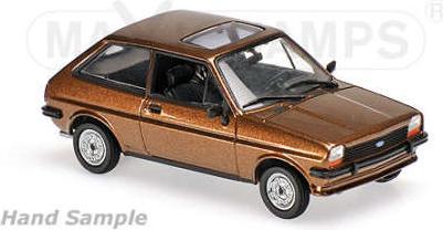 Actual product image Minichamps FORD Fiesta 1976 braun 1:43