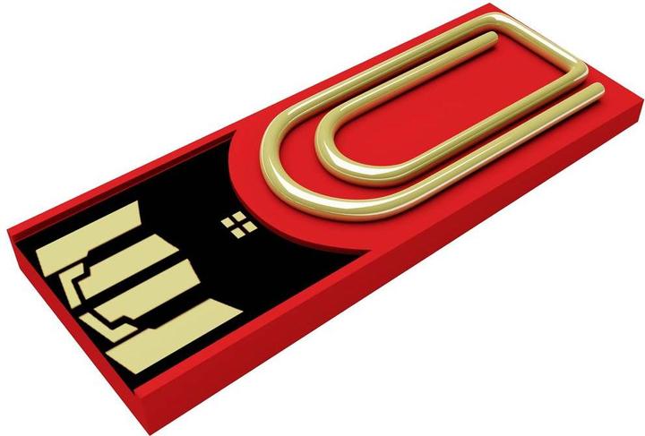 Produktbild Xlyne clip/me USB-Stick Bulk 8 GB Rot CM08CR002 USB 2.0 (8 GB, USB 2.0)