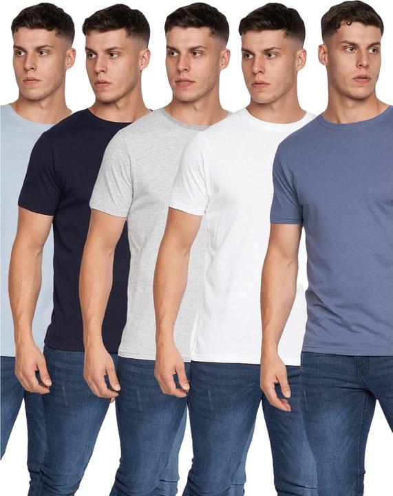 Actual product image Duck and Cover Mens Errington T-Shirt (Pack of 5) (S)