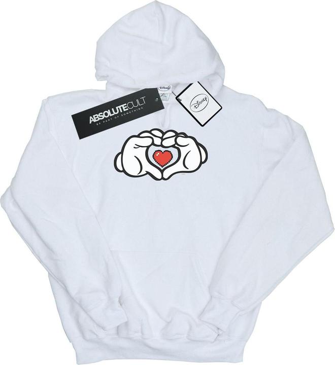 Immagine prodotto Disney Mickey Mouse Heart Hands Felpa con Cappuccio Donna (L)