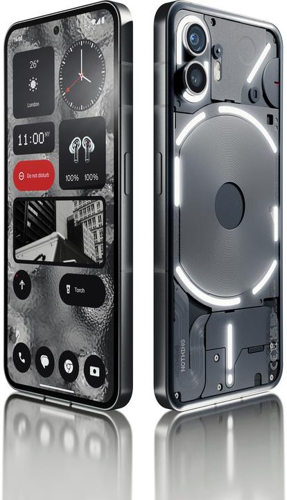 Actual product image Nothing Phone (2) (256 GB, Grey, 6.70", Dual SIM, 50 Mpx, 5G)