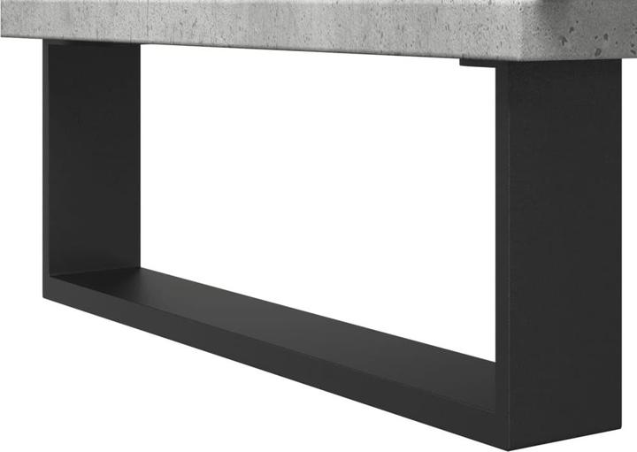 Produktbild VidaXL Waschbeckenunterschrank Unterschrank Badschrank Betongrau Holzwerkstoff (80 x 33 x 60 cm)