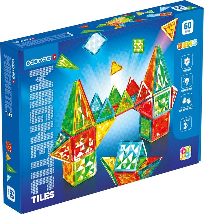 Geomag Magnetic Tiles Gems