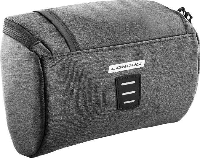 Actual product image Longus Handlebar bag GRANITE 2.0L Grey (2 l, Handlebar bag)