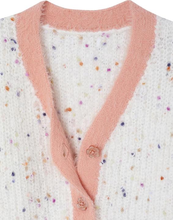 Immagine prodotto Vertbaudet Mädchen Strickjacke mit V-Ausschnitt aus Musterstrick (110)