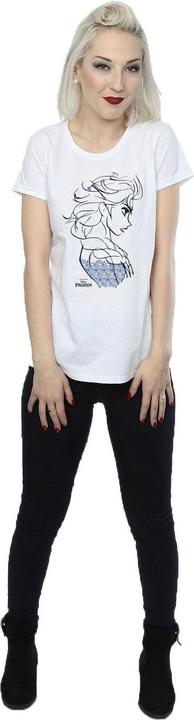 Immagine prodotto Disney Frozen Elsa Sketch Maglietta Donna (S)