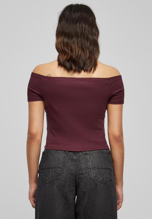 Produktbild Urban Classics Ladies Off Shoulder Rib Tee (S)