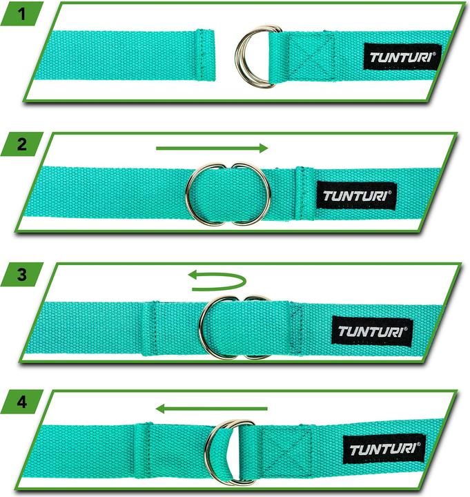 Actual product image Tunturi Yoga Strap Riemen