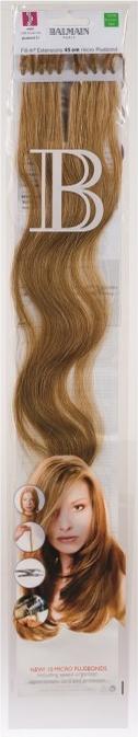 Actual product image Balmain wavy 45cm 21 light blond 10 pcs human hair fill-in extensions (Fair-haired man, 45 cm)