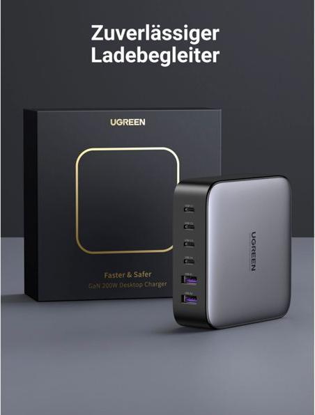 Actual product image Ugreen Nexode Desktop (200 W)