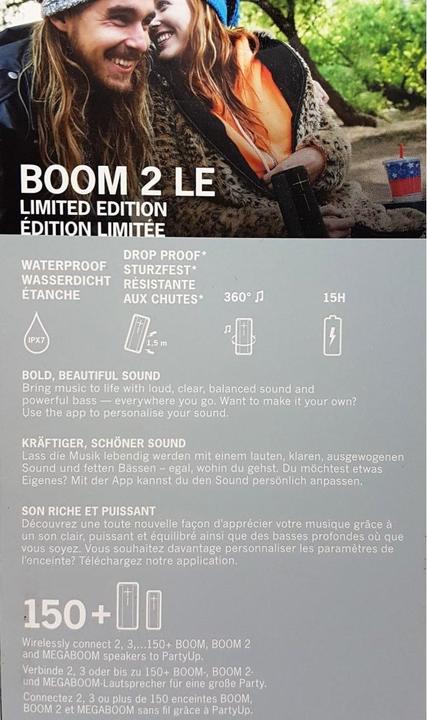Produktbild UE Boom 2 (15 h, Akkubetrieb)