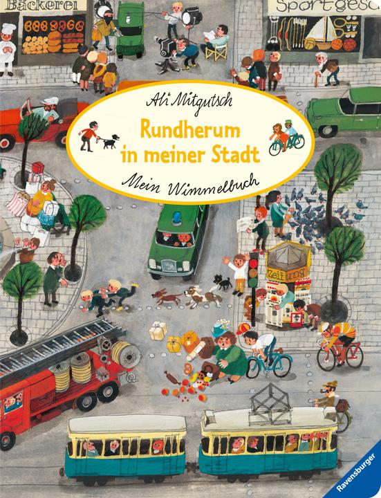 Immagine prodotto Ravensburger Mein Wimmelbuch: Rundherum in meiner Stadt (Tedesco, Ali Mitgutsch, 2021)