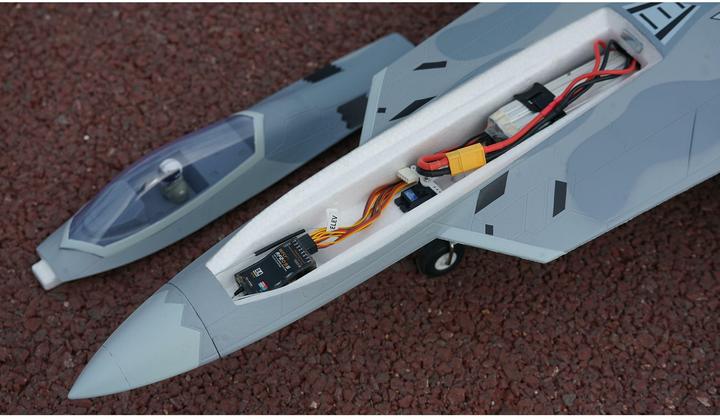 Productafbeelding Amewi Waaier Jet XFly F-22 Raptor, 40 mm Twin (Jet)
