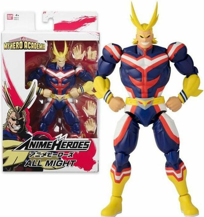 Actual product image Bandai Anime Heroes All Might