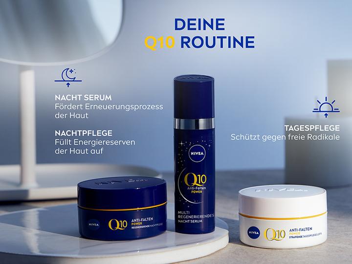 Produktbild NIVEA Q10 Power Anti-Falten Regenerierendes Nacht Serum (30 ml)