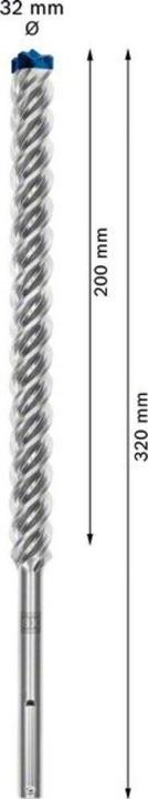 Produktbild Bosch Professional Zubehör EXPERT SDS max-8X Hammerbohrer, 32 x 400 x 520 mm (32 Millimeter)