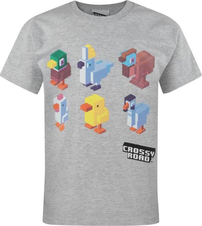 Actual product image Crossy Road Boys Official Character Design Short Sleeve T-shirt (116)