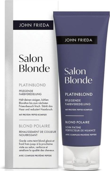 Produktbild John Frieda Salon Blonde Platinblond Pflegende Farbveredelung - 120ml (Platinblond)