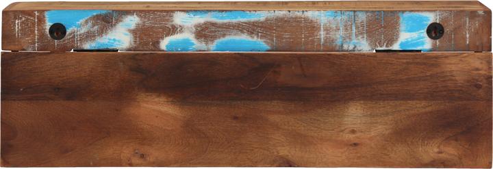 Actual product image VidaXL Coat rack with shelf Wall-mounted made of solid reclaimed wood and metal