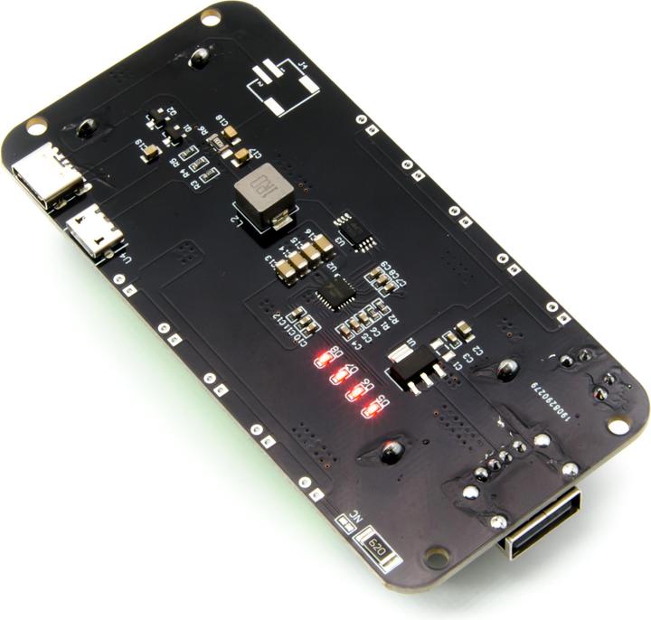 Actual product image Purecrea 2x18650 Lithium Battery Shield 5V 3A / 3V 1A