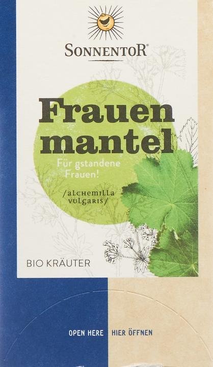 Actual product image Sonnentor Lady's Mantle Tea BIO Btl 18 Stk (21.60 g)