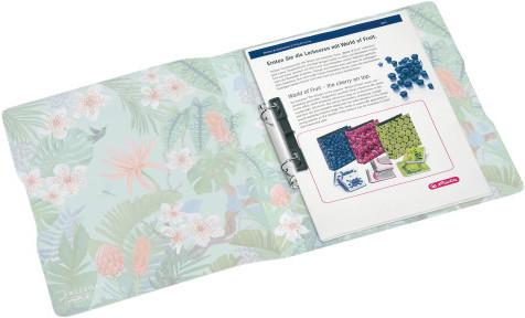 Actual product image Herlitz Ring binder easy orga to go Ladylike "Jungle", A4 (A4, 16 mm, 1 Piece)
