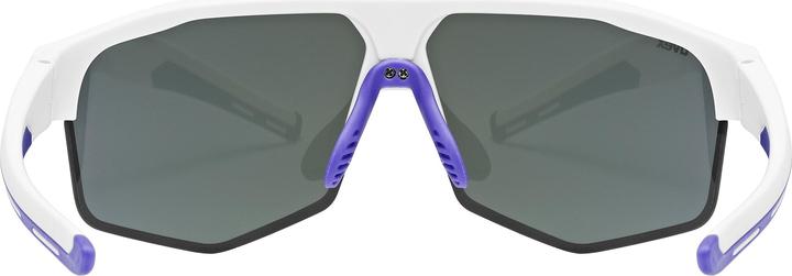 Actual product image Uvex Sports axos set (white matt (purple), Mirror Purple, Clear)