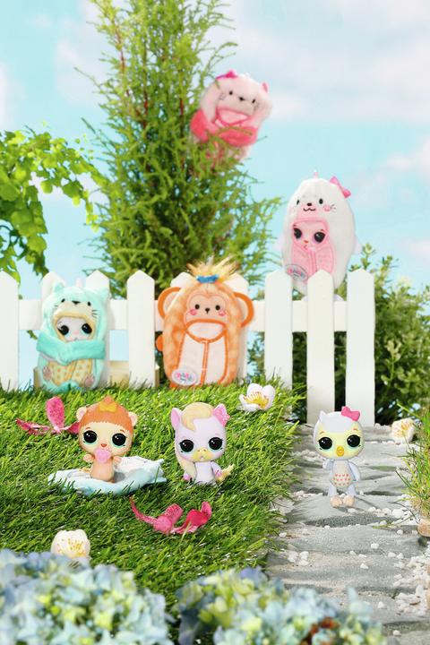 Produktbild Zapf Creation 904466 BABY born Surprise Pets 3 - kleine Tiere, mit Kokon, Anhänger, Schnuller, Gebur