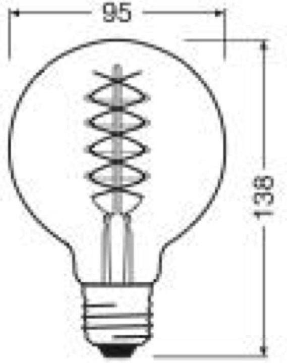 Immagine prodotto Osram Annata 1906 (E27, 7 W, 600 lm, 1 x, F)