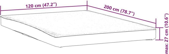 Image du produit VidaXL Protège-matelas Protège-matelas 120x200cm Imperméable à l'eau (120 x 200 cm)