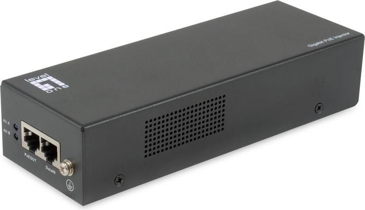 Productafbeelding LevelOne 1x GE PoE-injectoradapter POI-5003 PoE (802.3af (PoE), 802.3bt (PoE++), 802.3at (PoE+), 90 W)