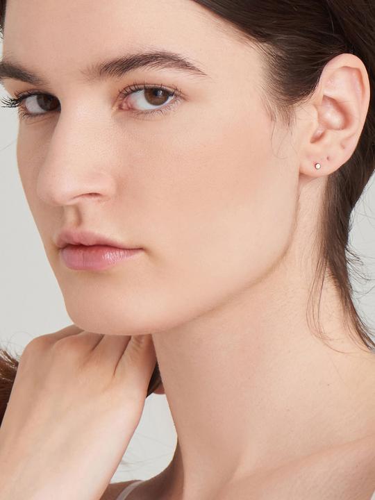 Produktbild Ania Haie 14Kt Gold Bezel Diamond Ohrstecker (585er Gelbgold)