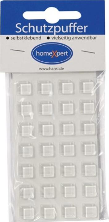 Image du produit Hansi-Siebert Butoir de protection Clear 10 mm plastique transparent carré autocollant (Amortisseurs d'arrêt, 28 pièce(s))