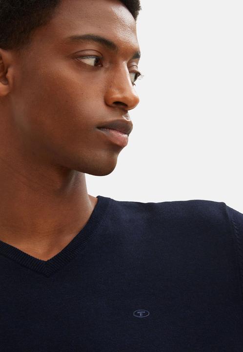Produktbild Tom Tailor Strickpullover Basic Pullover V-Neck (3XL)