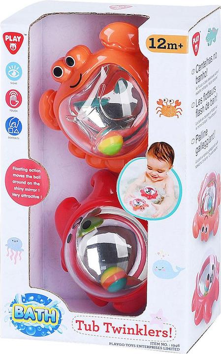 Immagine prodotto Play Tub Twinklers - granchio e polipo, 2 pezzi.