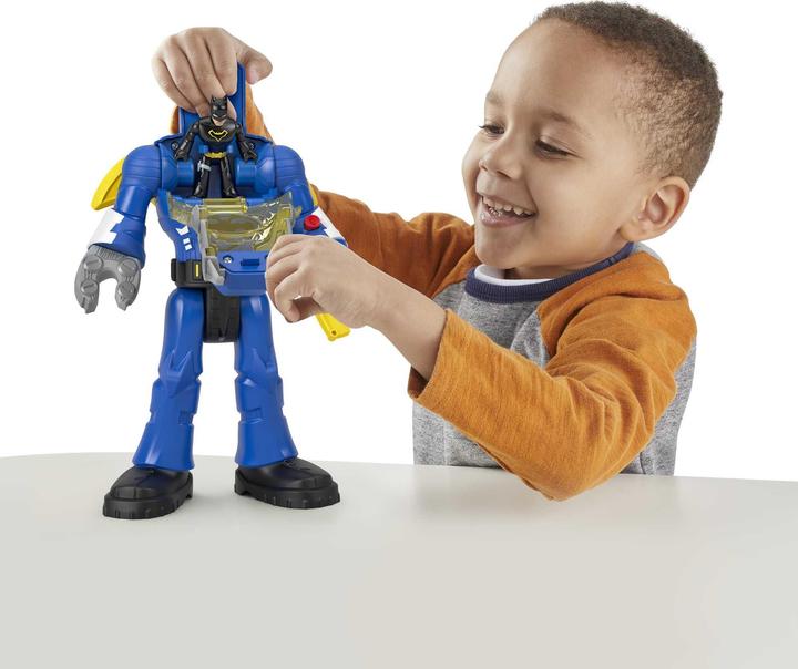 Actual product image Mattel Imaginext DC Super Friends Insiders Batman in Exo-Suit