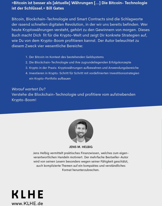 Immagine prodotto Mit Blockchain zum Krypto-Investor (Tedesco, Jens Helbig, 2020)