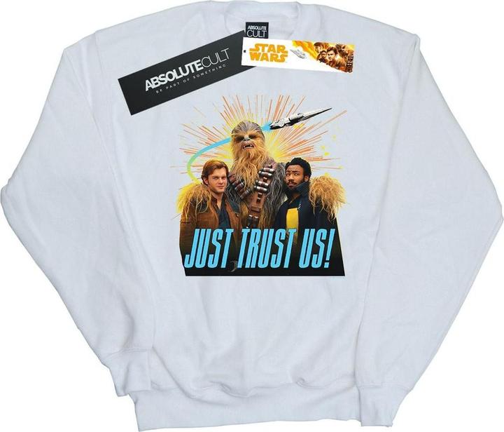 Actual product image Star Wars Mens Solo Just Trust Us Sweatshirt (XXL)