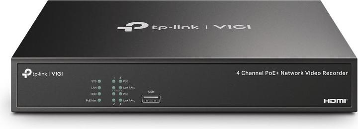 Actual product image TP-Link 4 Channel PoE NVR 2TB HDD (Network Video Recorder (NVR))