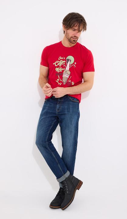 Image du produit Joe Browns Motors Helmet & Engine Graphic T-Shirt (XL)