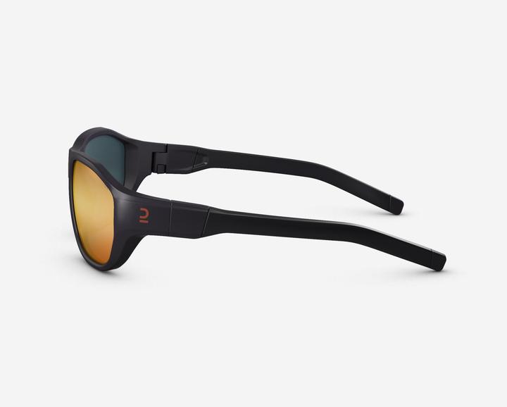 Produktbild Quechua Sonnenbrille Wandern MH T500 Kinder 6–10 Jahre Kategorie 4 dunkelblau/orange