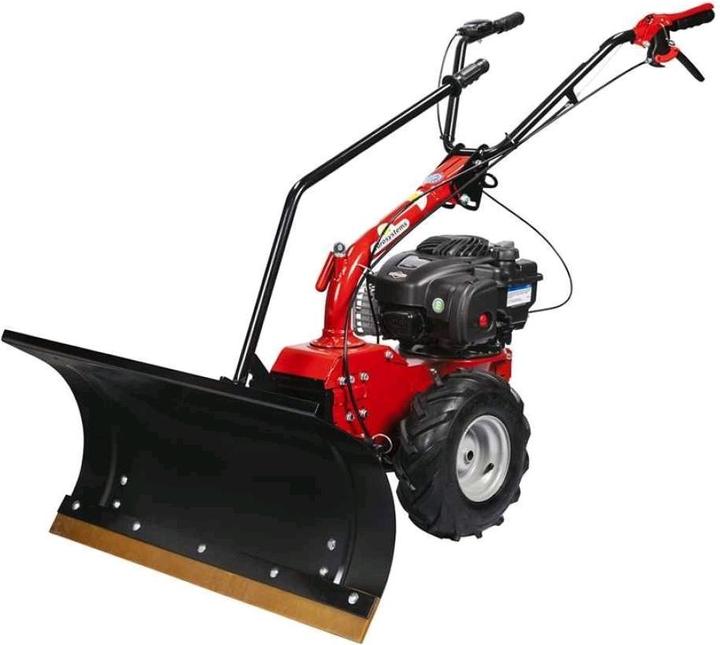 Actual product image Eve M210 multi-purpose machine with snow blade B and S 450 petrol engine