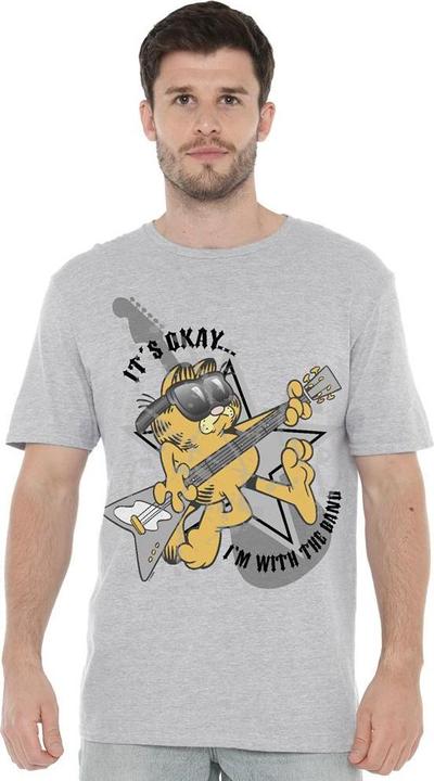 Immagine prodotto Garfield I'm with the Band Maglietta Uomo (XXL)