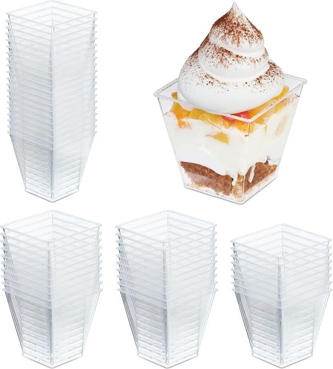 Produktbild Relaxdays Dessertschalen (0.21 l, 50 x)